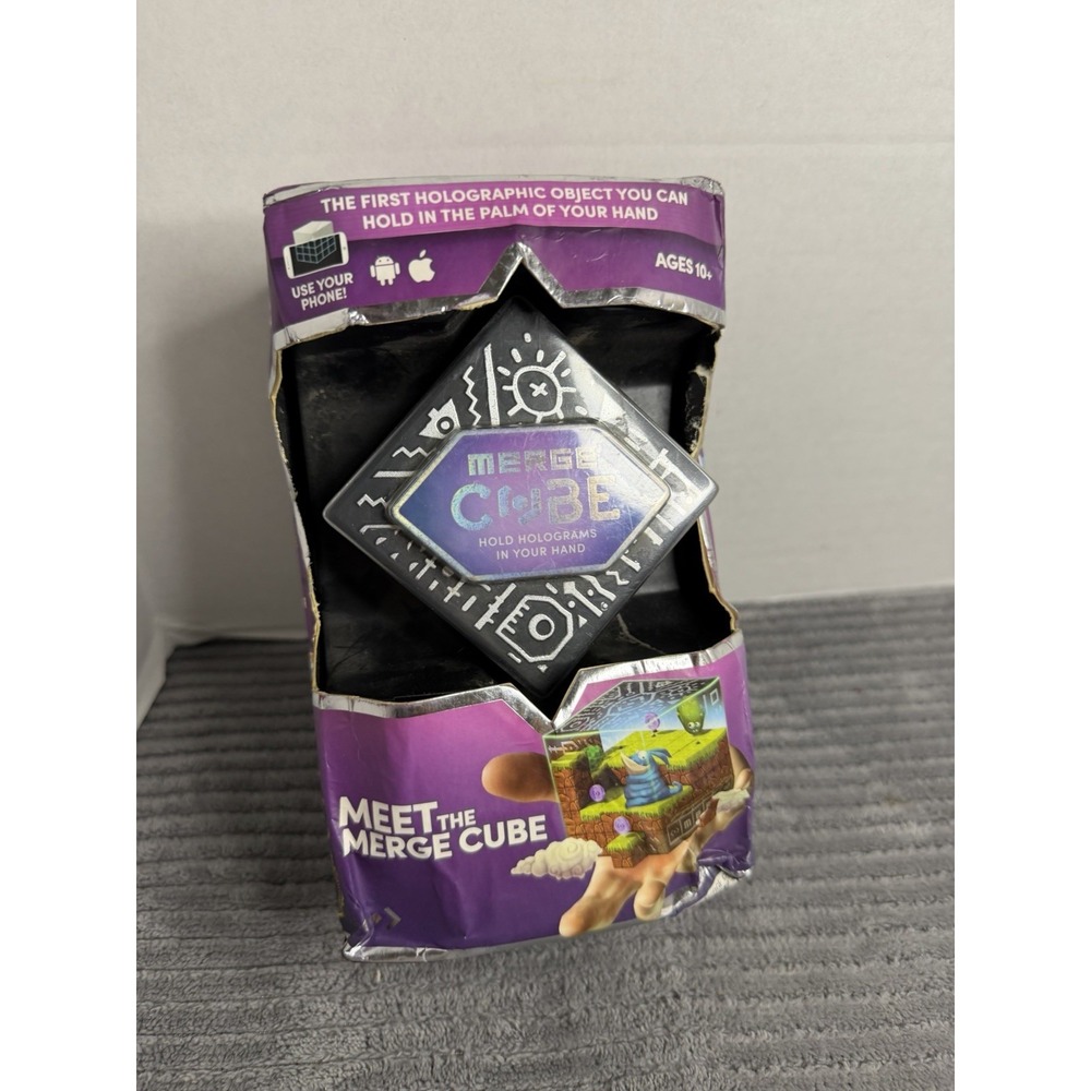 Merge Cube Hold Holograms in Your Hand Virtual Game Toy for IOS Android Tablet
